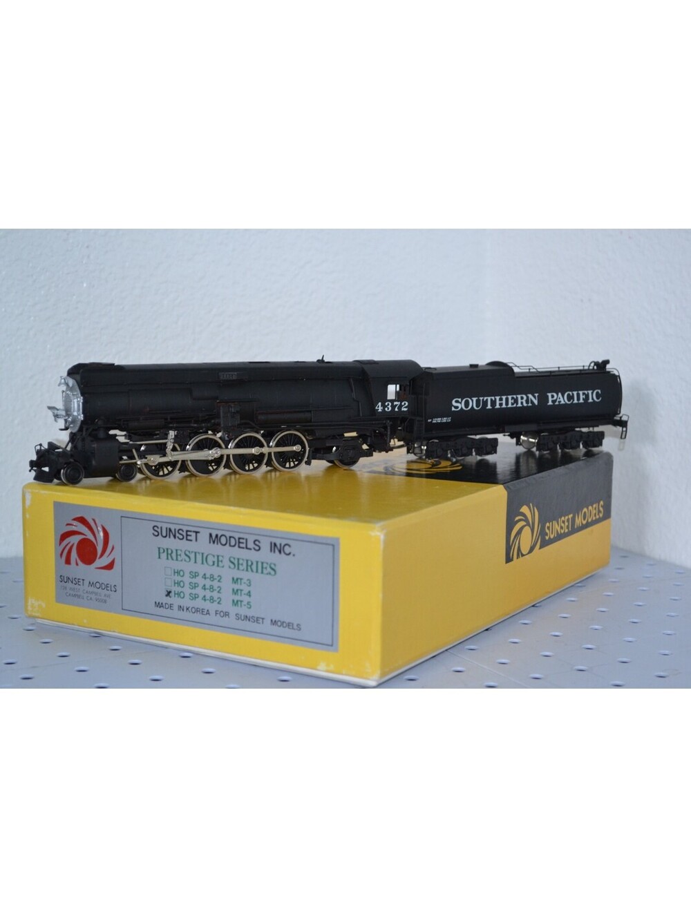 UNTESTED Sunset Prestige Southern Pacific MT-5 4-8-2 HO Brass Locomotive
